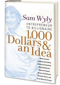 Portrait of Sam Wyly for book cover.