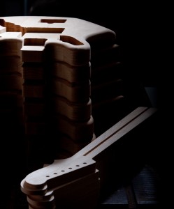 Guitar bodies and necks