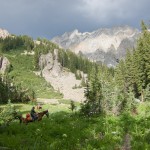 Avalanche Lake Horses - Maroon Bells Snowmass Wilderness